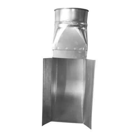 Us Duct US Duct Clamp Together Radial Arm Hood, 5" Diameter, Galvanized, 18 Gauge RRA05.G18